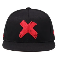 Новинка, высокое качество, модная Классическая Кепка унисекс, хлопковая кепка, 3D X вышивка, Мужская бейсболка с плоским козырьком, модная кепка в стиле хип-хоп