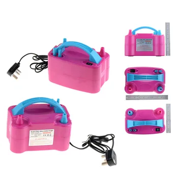 

Portable 240V Electric High Power Inflating Two Nozzle Air Blower Fast Portable Inflatable Tool Electric Balloon Inflator Pump