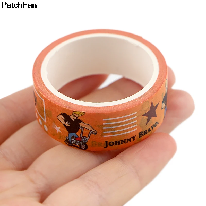 Patchfan, Мультипликация, Джони Браво, сделай сам, скрапбукинг, липкая клейкая бумага Васи, маскирующая лента, печатные узоры, наклейки, наклейки, A2670