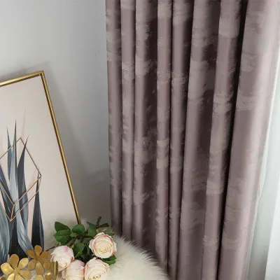 Color 2 Cloth Современные затемненные занавески для обработки окон, жалюзи, жаккардовая ткань, готовые занавески, занавески для гостиной, спальни, T290#4 - Цвет: Color 2 Cloth