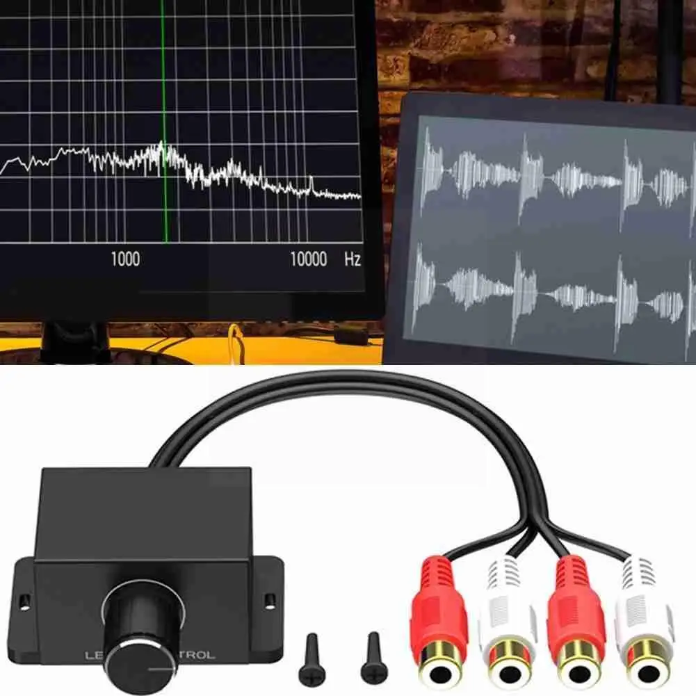 Car Audio Amplifier Bass Rca Level Remote Volume Control Knob Parts Universal Accessories Lc1 Automobiles H3x4 | Автомобили и