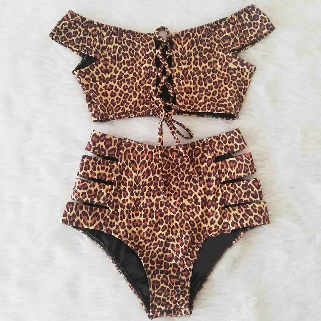 Комплект бикини с высокой талией сексуальный купальник для женщин пуш ап на