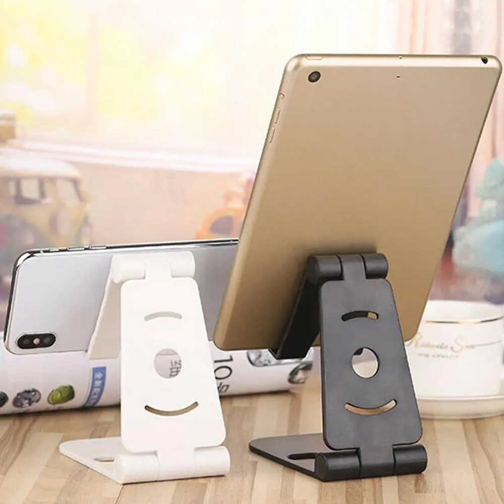 Универсальный Регулируемый держатель мобильного телефона для iPhone huawei Xiaomi samsung пластиковая подставка для телефона стол планшет Складная подставка Настольный