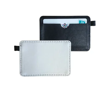 

blank card case Sublimation DIY print PU Leather credit card bag 50 pieces/lot