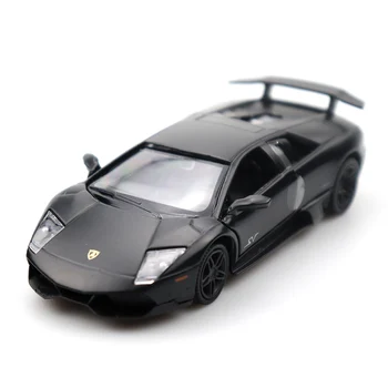 

1/36 Doors-open Murcielago Car Black High Simulation Alloy Diecast Car Model Pull Back Collection For Gifts
