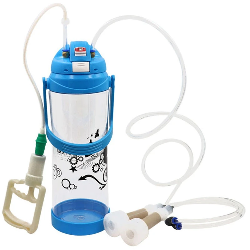 

ELEG-Cow And Sheep Milking Machine Double Nipple Manual Milking Machine