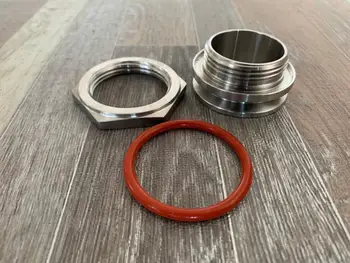 

Bulkhead Compression Fitting 1.5” TC homebrew Weldless Bulkehad 304 Stainless Steel Homebrew Kettle Bulkhead