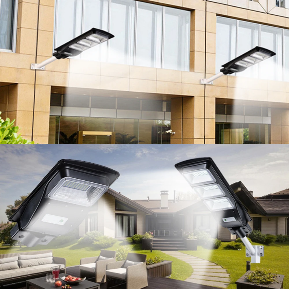LED Солнечный Уличный Свет 60 Вт 40 20 Радар Датчик Движения Открытый