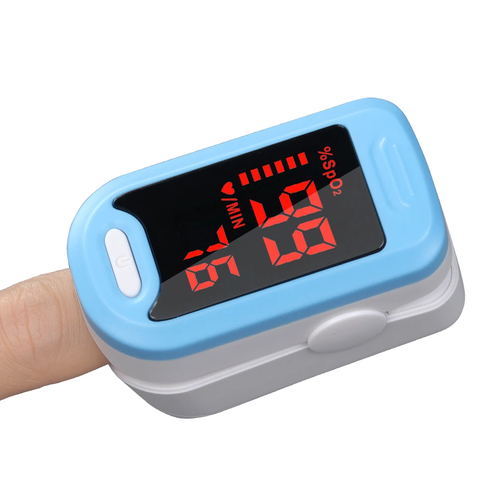 

JZ-112Y Portable Finger Pulse Oximeter Monitoring Blood Oxygen Saturation Meter Heart Rate Medical LED Oximeter