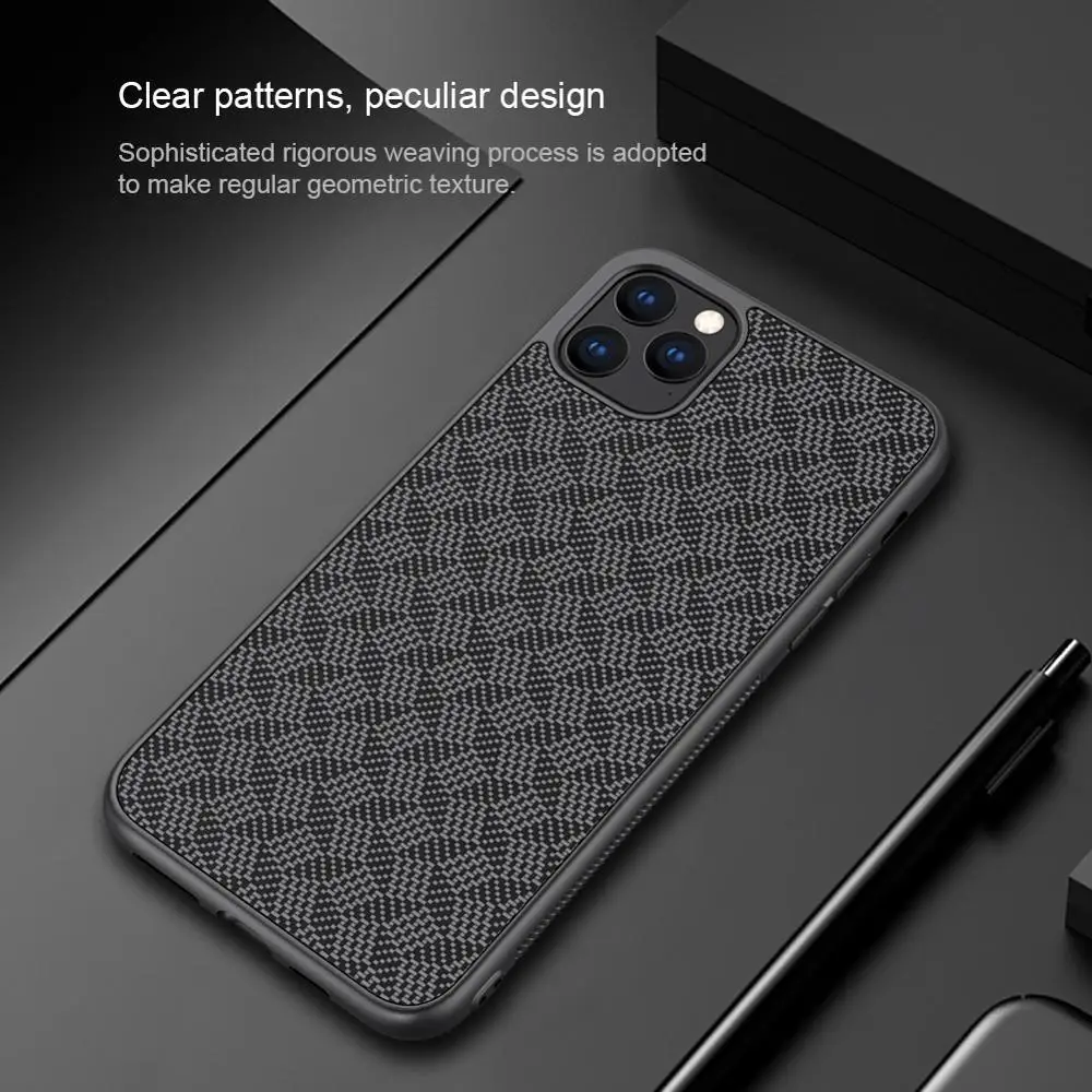 Чехол Nillkin для iPhone 11 Pro Max X Xr Xs жесткий пластиковый чехол из углеволокна Max|Бамперы|