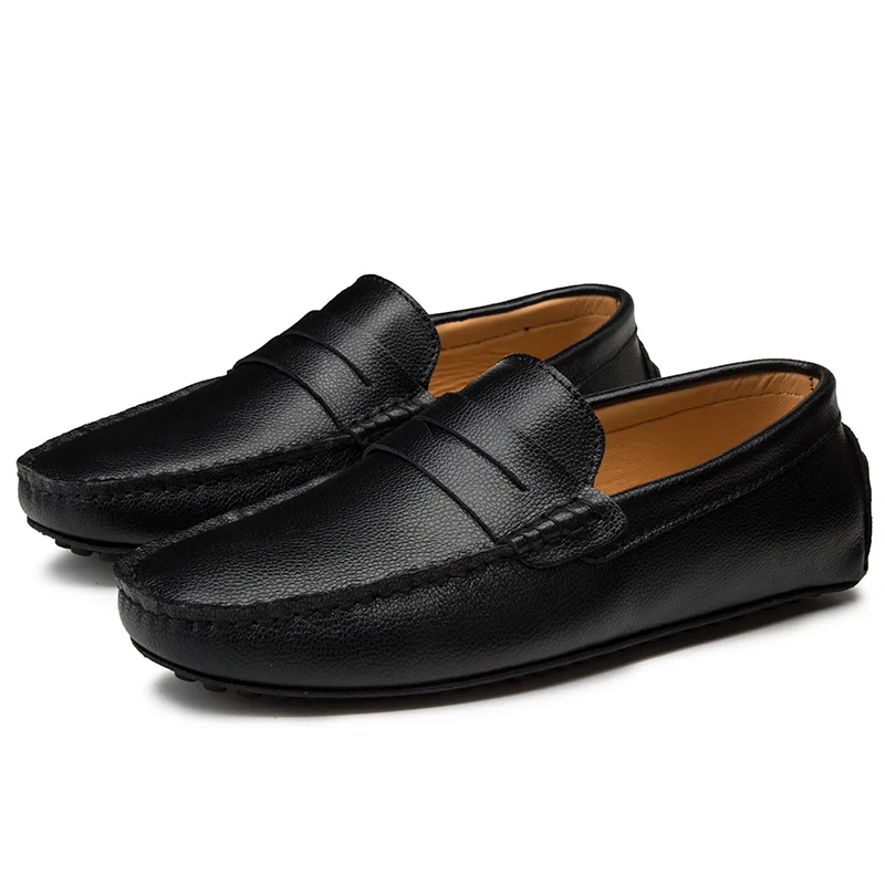 

Summer Autumn Mens Casual Leather Slip On Shoes Men Mocassin Homme Moccasins Big Size 48s 49s 2021 New For Dropshipping