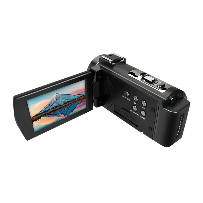 AE8 Digital Camcorder 4K Digital Video Camera Upgrade 3.0 IPS Full HD Camera IR Infrared Night Vision with Microphone