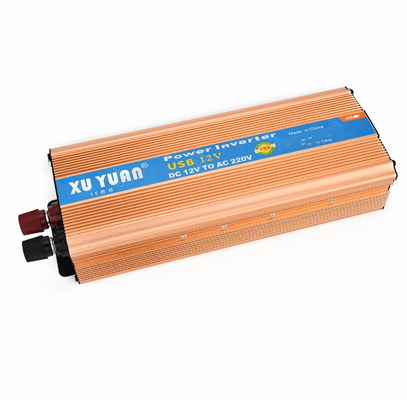 1000/4000/5000 Вт автомобильный инвертор с USB Порты и разъёмы 12/24V постоянного тока до 110/220V автомобильный Мощность Инвертор преобразователь напряжения автомобиля Напряжение конвертер трансформатор