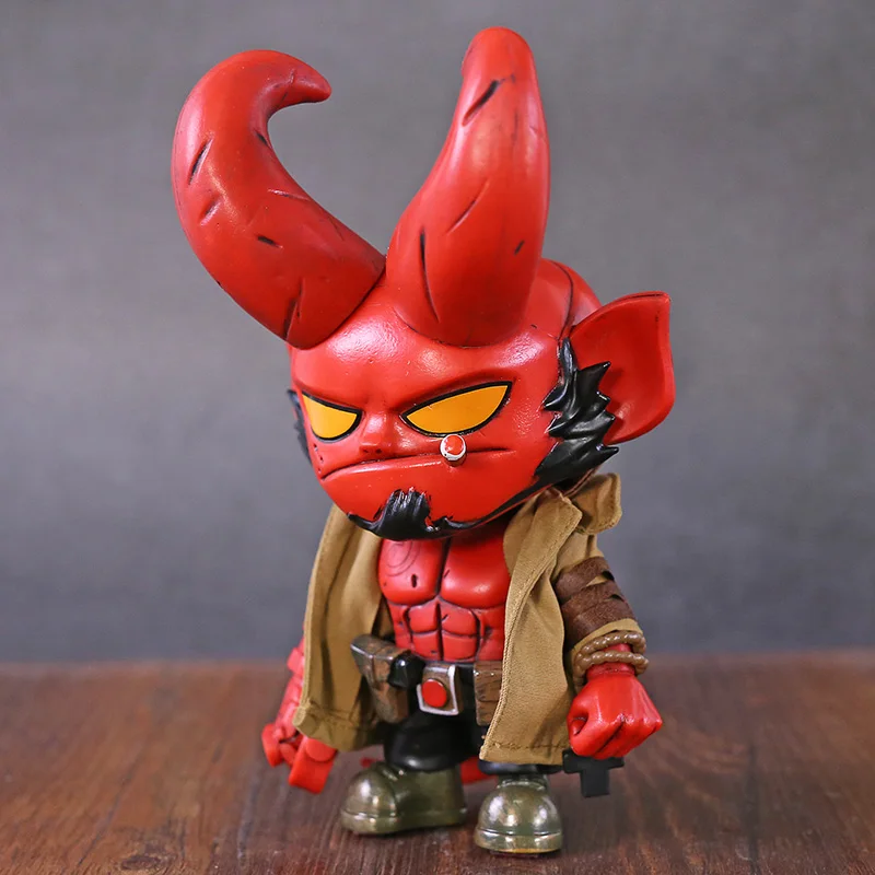 Hellboy Q версия ПВХ фигурка Коллекционная модель игрушки Brinquedos фигурка
