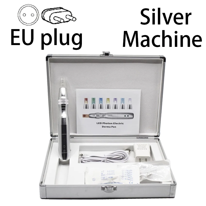 EU machine kit 2 5 мл* 10 Сыворотка для отбеливания кожи BB крем светящийся MESO белый осветляющая сыворотка для лица красота Жидкая основа для микро иглы устройство - Цвет: EU machine kit 2