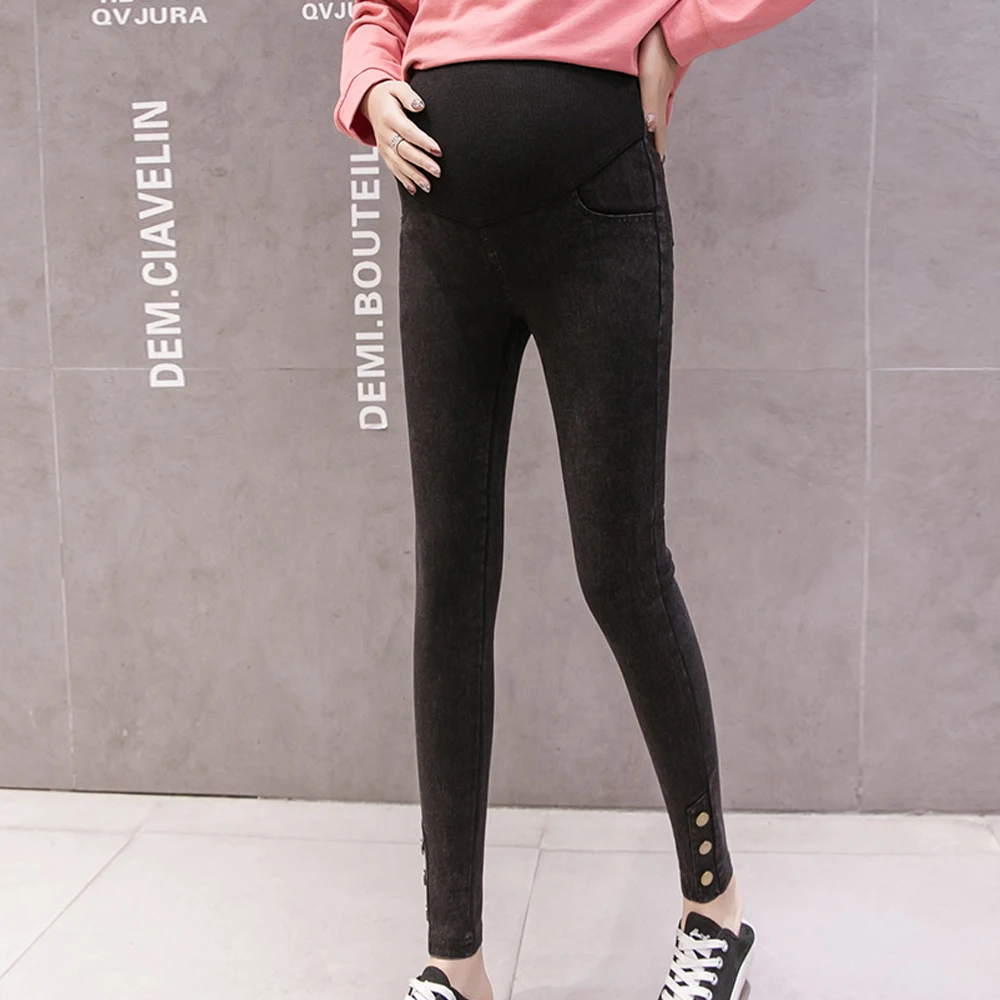 styleB black CYSINCOS джинсы для женщин; Одежда для беременных; джинсовые брюки для беременных; одежда для кормящих; джинсовые брюки для женщин - Цвет: styleB black