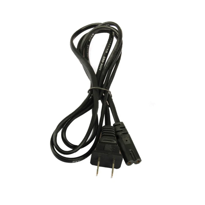 US 2-Prong порт AC шнур питания кабель для sony PS2 PS3 тонкий 50 см издание Hi 888
