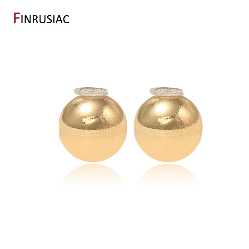 

2020 New Design Earrings Back Findings Round Ball Ear Nut Accessories DIY Women Creative Earrings Making