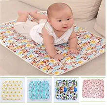 Детский многоразовый матрас, водонепроницаемые пеленальные пеленки, хлопок, моющийся матрас для новорожденных, пеленальный матрас для детей 30*45 см