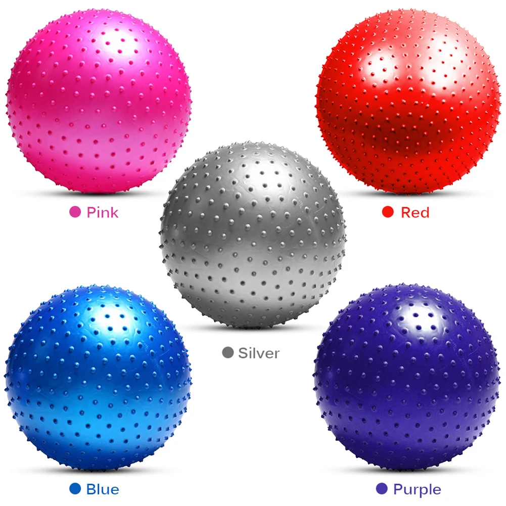 75 см круглый тренировочный фитнес надувной баланс тела Пилатес Йога мяч с