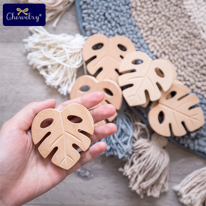 나무 Teether 동물 너도밤나무 젖니가 남 잡는 나무 동물 장난감 설치류  Teether 펜던트, DIY 젖꼭지 체인, 키즈 용품, 10 개