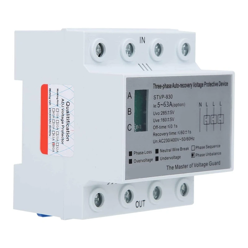 SINOTIMER STVP‑ 930 AC230/400V(63a) Защита от перенапряжения трехфазный четырехпроводной