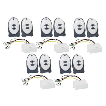 

MagiDeal 5 Set Boat Anchor Remote Windlass Wireless Switch Durable for Marine