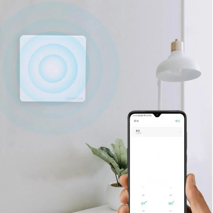 Wifi пожаробезопасный умный переключатель для Alexa для Google Home Голосовое управление для Zigbee 220 В
