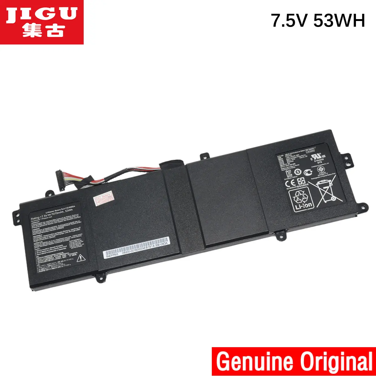 JIGU 53WH ноутбук батарея C22-B400A для BU400V BU400A ультрабук C22-B400A 7,5 V 7070mAh