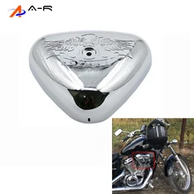 Para honda steed 400 600 vlx vlx400 vlx600 1988-1998 chrome plástico filtro de ar capa de filtro de admissão de ar mais limpo escudo protetor