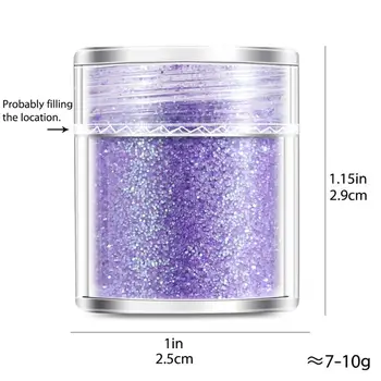

18 Bottles Nail Art Sequins Filling Flash Glitter Powder UV Epoxy Resin Pigment N58F