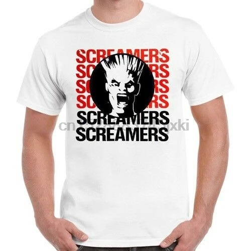 The Screamers панк Рок музыка Ретро футболка 385 | Мужская одежда