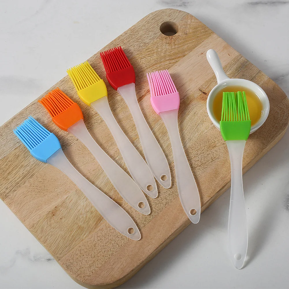 Portable SiliconeBarbecue Silicone Oil Brush Grill Tool with Handle Baking Kitchen Tools for BBQ Accessories | Дом и сад