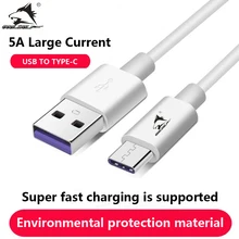 Kabel danych COOLWOLF type-c nadaje się do kabla ładowarki Huawei P30Pro telefon Mate10/20 szybkie ładowanie 5A Xiaomi Samsung/Glory V10