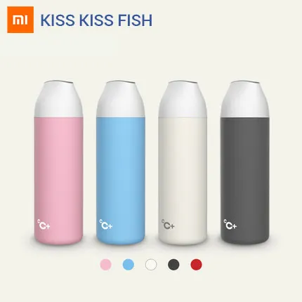 

Original Xiaomi Mijia Kiss Kiss Fish Cup Smart Sensor Cup Smart Vacuum Insulation Bottle With 3 Filter OLED Temperature Screen