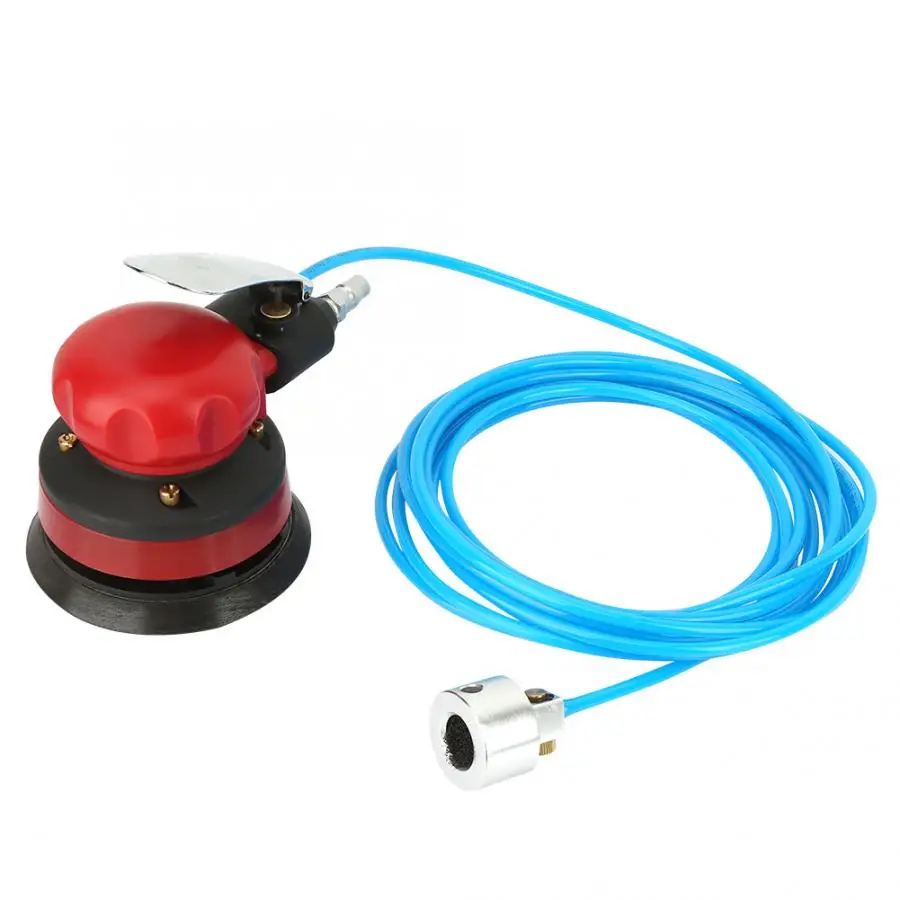 

Sandblast Gun 5" Pneumatic Polisher Air Water Sander 1/4" Inlet Grinding Machine Kit High Quality