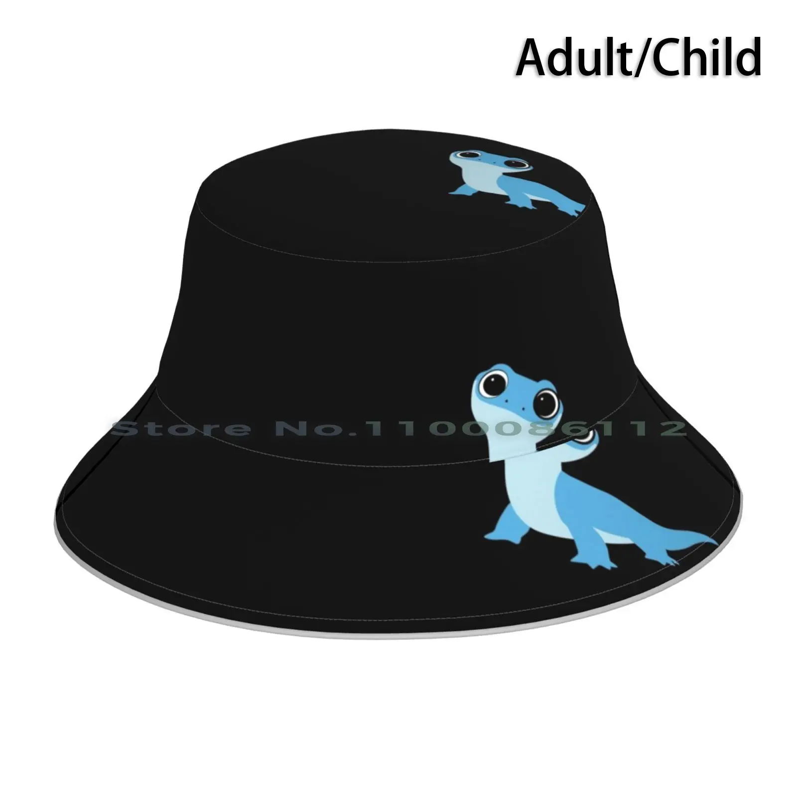 Burni , The Lizard Bucket Hat Sun Cap Bruni Ii 2 Spirit Of Fire Foresta Incantata Cute Lizard Cute Salamander Elsa Icy Power