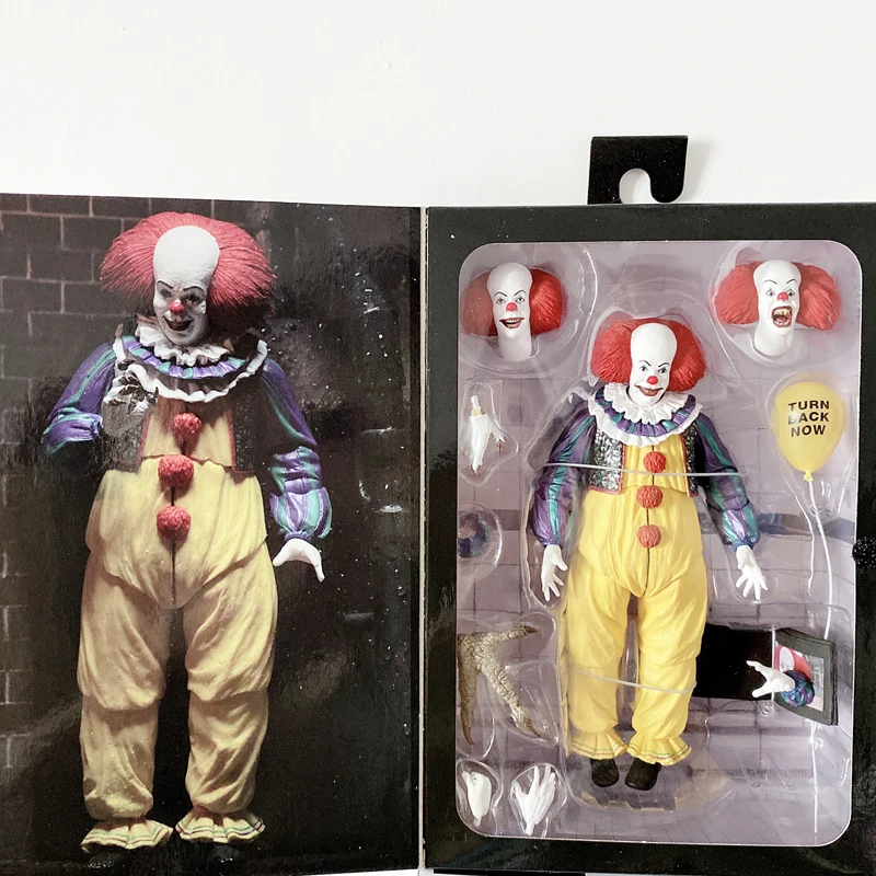 NECA The Movie IT Pennywise Joker 1990 фигурка Коллекционная модель игрушки