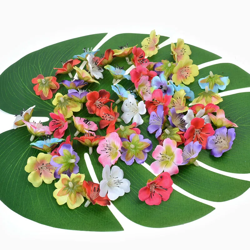 

20Pcs Artificial Flower Orchid Flower For Wedding Home Party Christmas Decoration DIY Wreath Desktop Decoration Gift Box Scrapbo