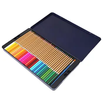 

72pcs Colorful Professional Pencil Painting Drawing Easy to Carry Waterproof Brush School Stationery Tool Iron Box Packing
