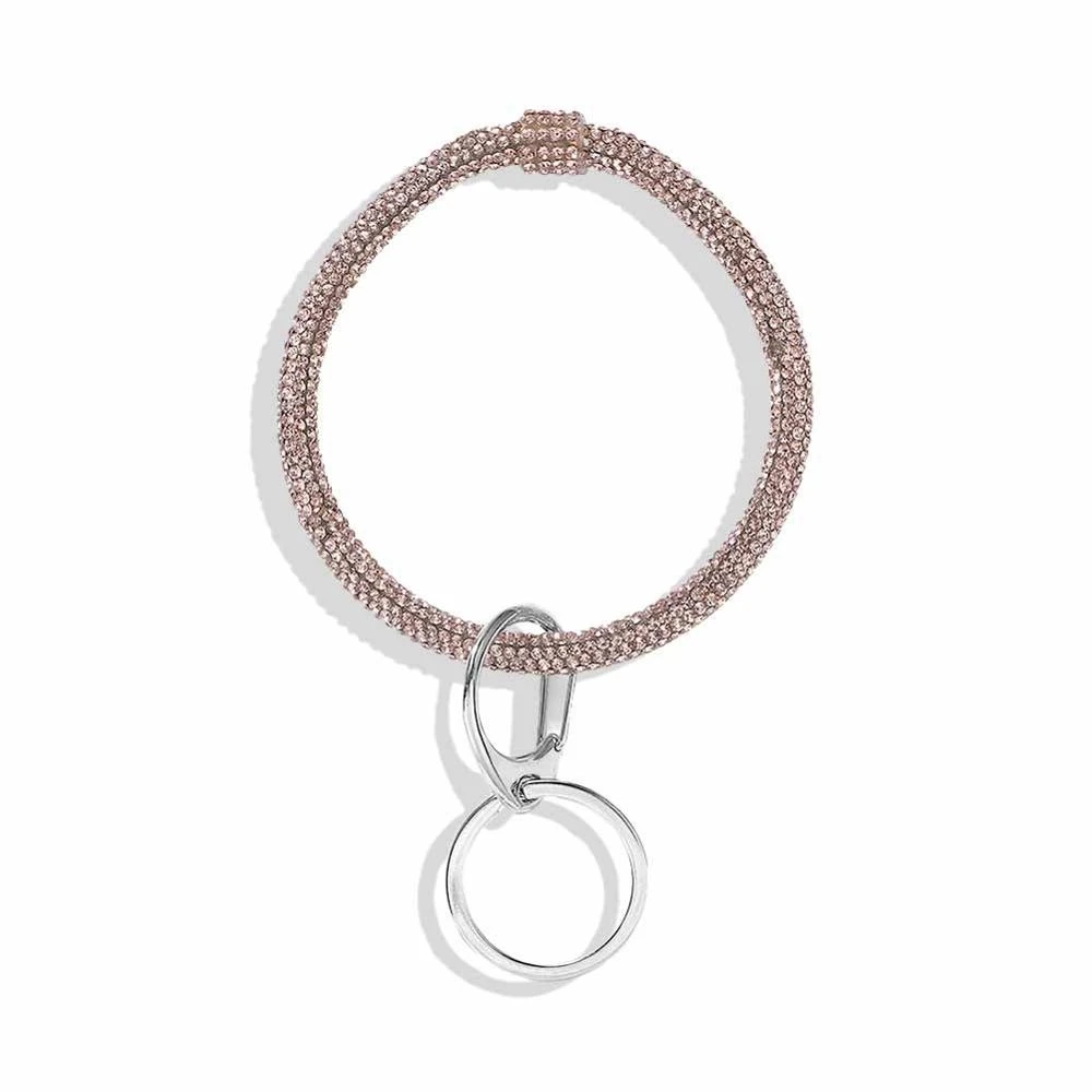 Girlgo Модный мягкий силиконовый браслет, брелок для ключей, удобный для ношения в автомобиле, брелок на запястье, аксессуары, ювелирные изделия - Цвет: 13