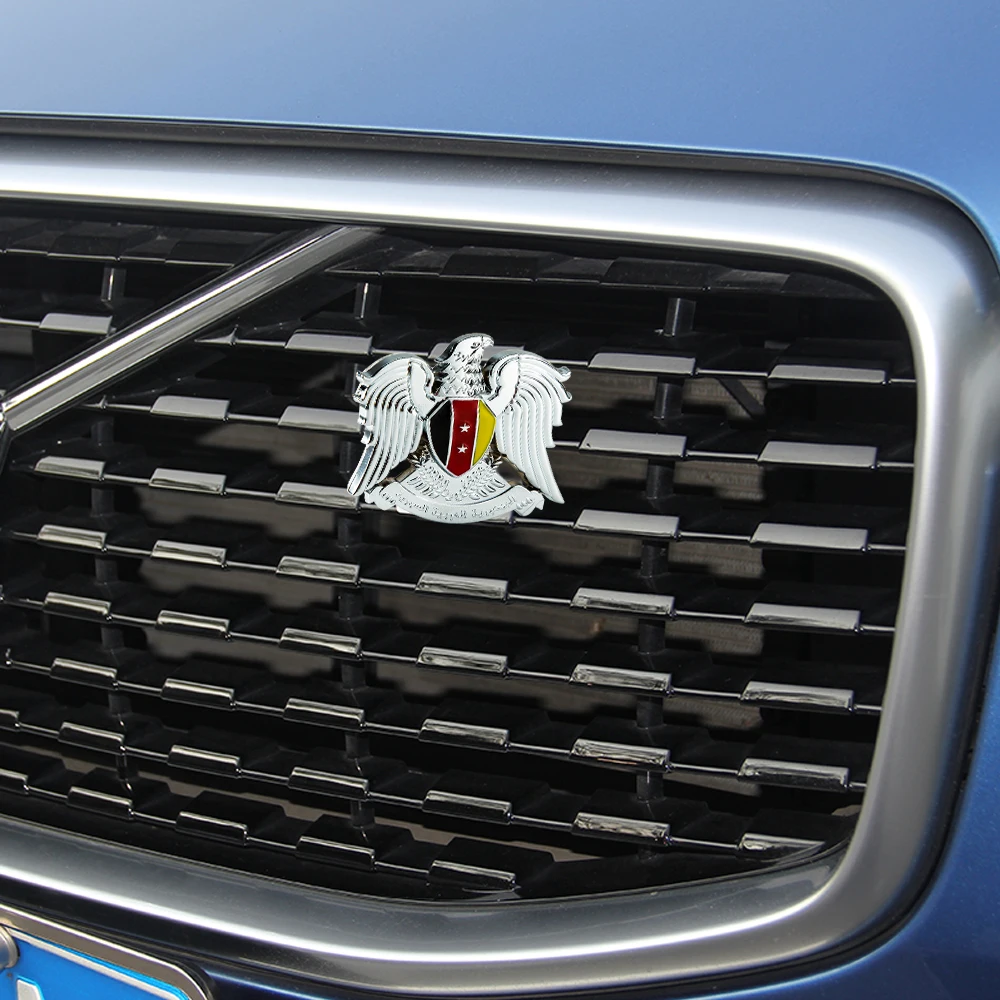 DSYCAR Chrom Metall Deutschland Adler Logo Auto Kühlergrill Emblem