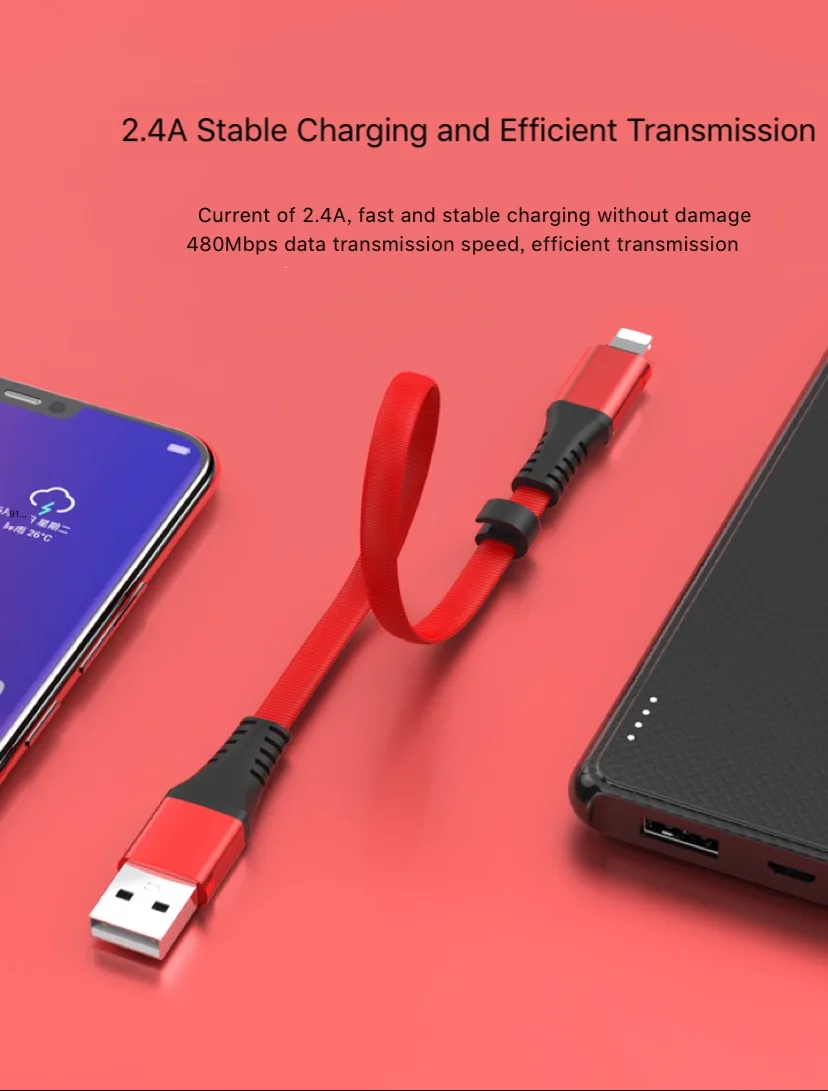 30 см зарядный кабель высокого качества для X XS 11 Android type-c Быстрый зарядный кабель для передачи данных 3A тканевая ткань 0,3 м короткая