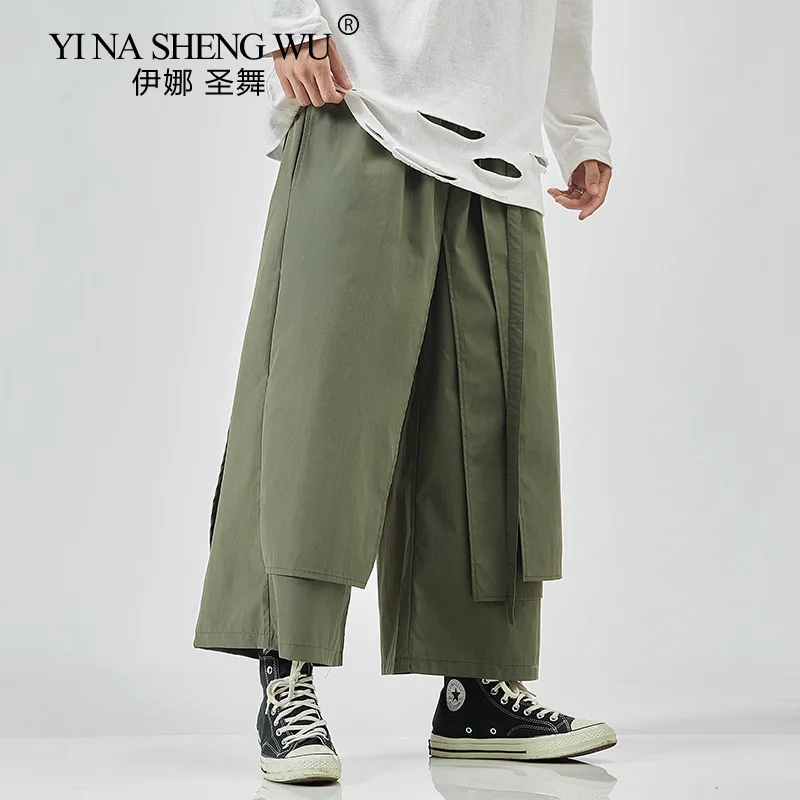 Japanese Style Kimono Harem Pants Haori for Mens japanese kimono
