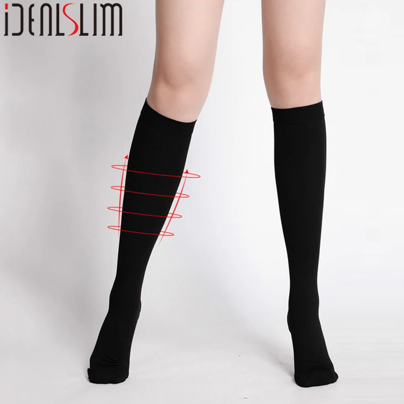 IDEALSLIM до середины икры поддерживает Comperssion определяет лошадиные силы рукав для