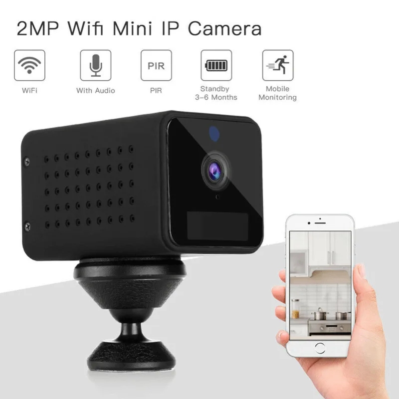 Мини HD1080P 2MP wifi камера Широкоугольный беспроводной wifi ИК Мини ip-камера режим AP Встроенный микрофон