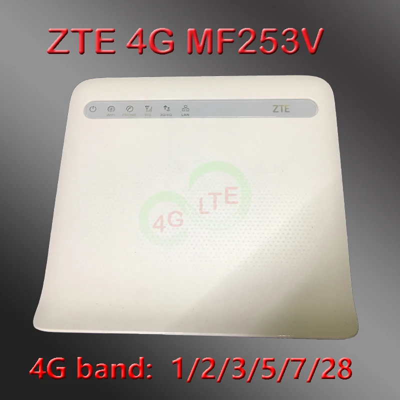 Разблокированный ZTE mf253 MF253v роутер 4g rj45 lte МОДЕМ wifi routeur с sim картой Карманный донгл