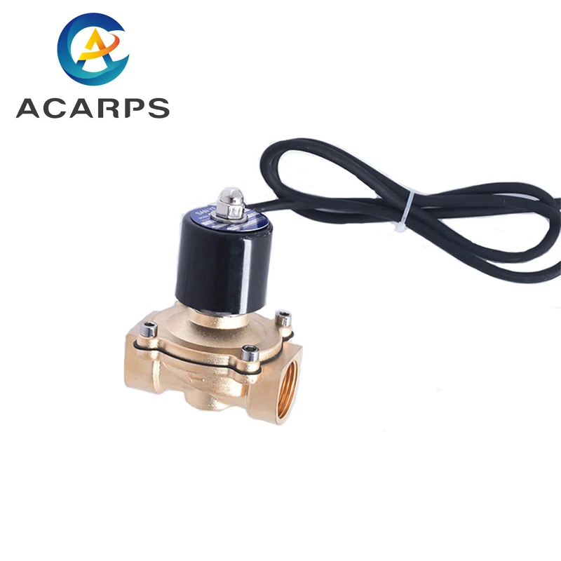Подводный 12v 230v электрический водяной клапан DN40 1,5 дюймов прямого действия нормально закрытый