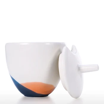 

Ceramic Sugar Bowl Storage Jar with Lid Sugar Storage Container for Home and Kitchen Sugar Salt Pepper Porcelain Sugar Bowl