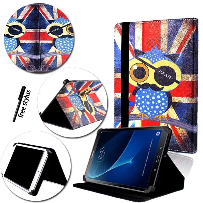 Owl Pirate KK&LL для samsung Galaxy Tab S2 8,0 дюймов 710 T713 T719-кожаный чехол-книжка для планшета - Цвет: Owl Pirate